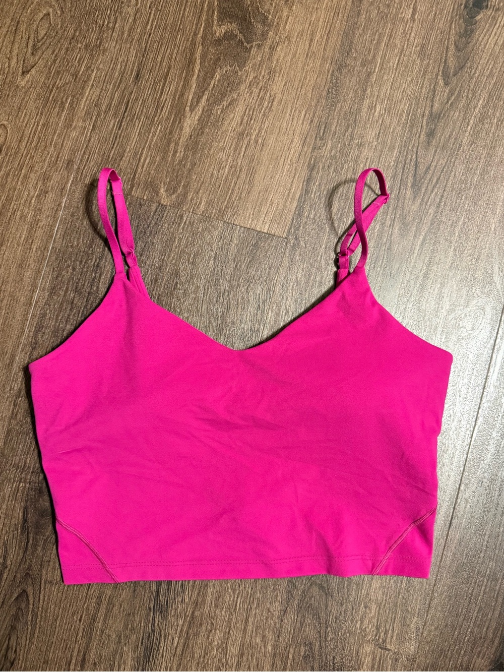Lululemon Align Cropped Cami Tank Top Ripened Raspberry - Picture 3 of 6